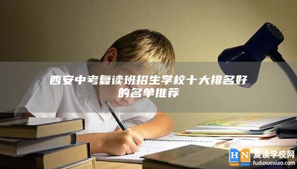 西安中考复读班招生学校十大排名好的名单推荐