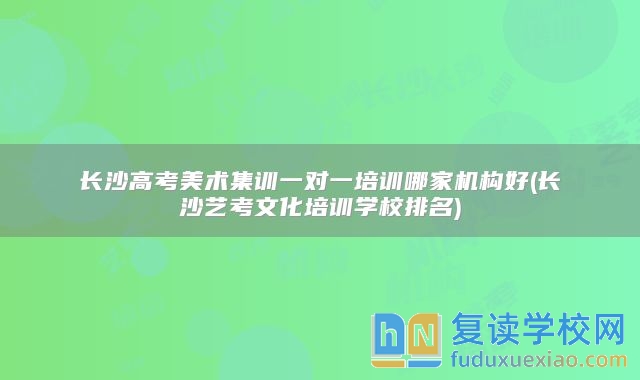 长沙高考美术集训一对一培训哪家机构好(长沙艺考文化培训学校排名)